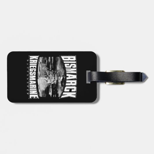 戦闘艦ビスマルク ラゲッジタグ (裏面横)