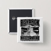 戦闘艦ビスマルク 缶バッジ (正面&裏面)