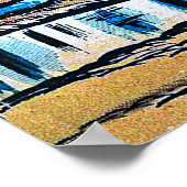 戦闘艦隊ヘリコプター戦争ヴィンテージ ポスター (角)