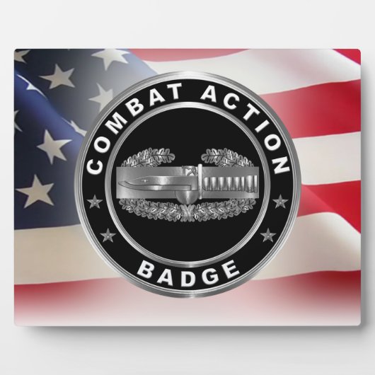 戦闘行動バッジ フォトプラーク (正面)