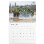 戦闘装甲車 – 米国軍隊装甲車 カレンダー (1月 2027)