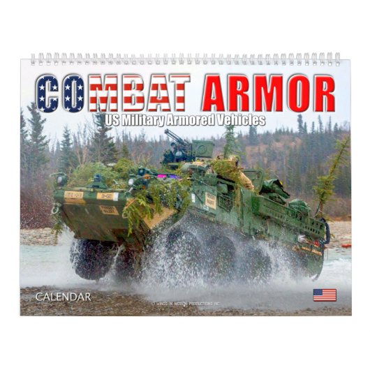 戦闘装甲車 – 米国軍隊装甲車 カレンダー (カバー)