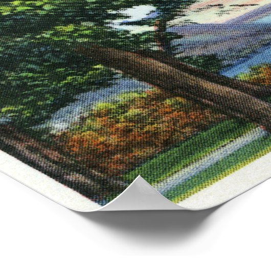 戦闘記念碑の表示 ポスター (角)