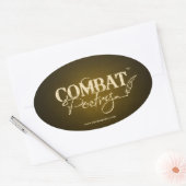 戦闘詩 楕円形シール (封筒)