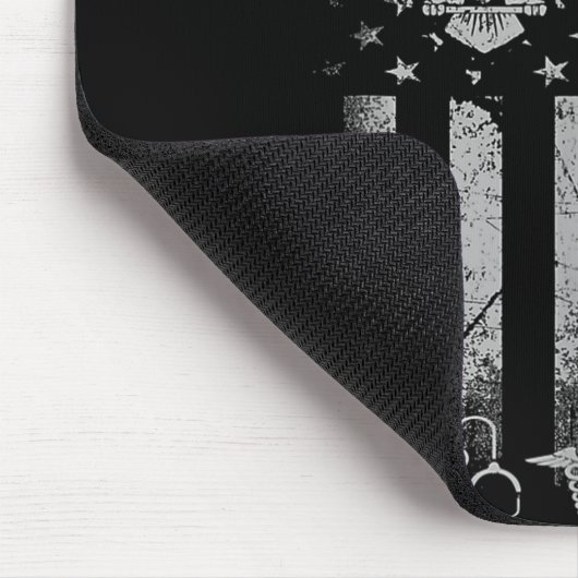 戦闘誇りを持ったフィールドメディア退役軍人兵士ギフトCom マウスパッド (コーナー)