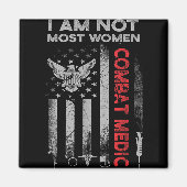 戦闘誇りを持ったフィールドメディア退役軍人兵士ギフトCom マグネット (正面)