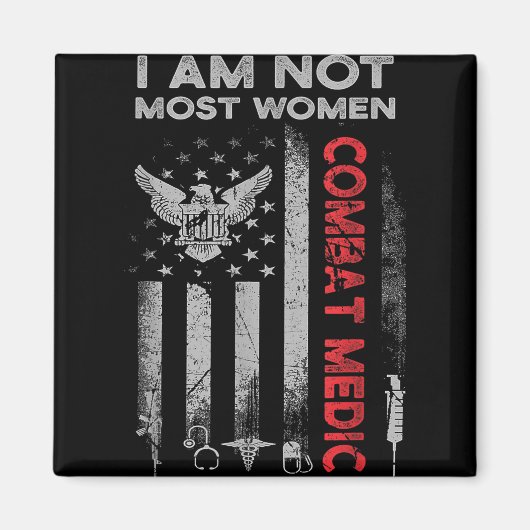 戦闘誇りを持ったフィールドメディア退役軍人兵士ギフトCom マグネット (正面)