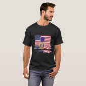 戦闘負傷者パープルハートTシャツ軍隊ベーター Tシャツ (正面フル)