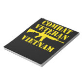 戦闘退役軍人ベトナム誇りを持った軍隊 ノートパッド (回転)