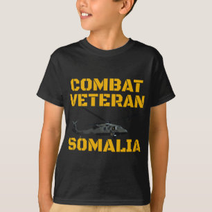 戦闘退役軍人モガディシュソマリア作戦の復元 Tシャツ