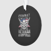 戦闘退役軍人作戦の砂嵐 オーナメント (正面)