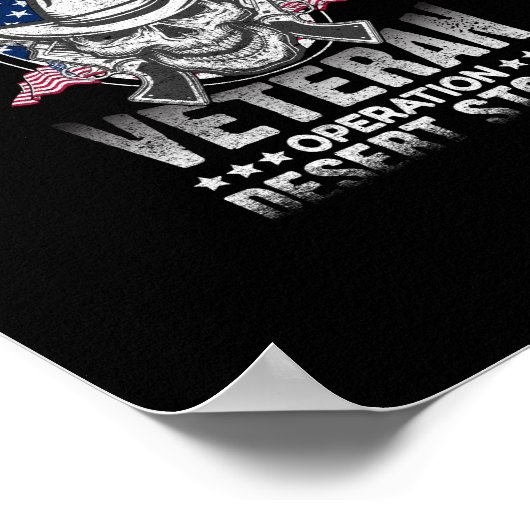 戦闘退役軍人作戦の砂嵐 ポスター (角)