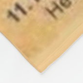 戦闘退役軍人 フリースブランケット (角)