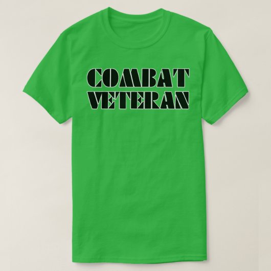 戦闘退役軍人 Tシャツ (デザイン正面)