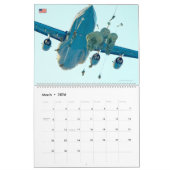 戦闘部隊 – 米国軍隊戦闘員 カレンダー (3月 2026)