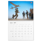 戦闘部隊 – 米国軍隊戦闘員 カレンダー (3月 2027)