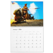 戦闘部隊 – 米国軍隊戦闘員 カレンダー (1月 2026)