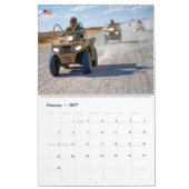 戦闘部隊 – 米国軍隊戦闘員 カレンダー (2月 2027)