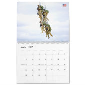 戦闘部隊 – 米国軍隊戦闘員 カレンダー (3月 2027)