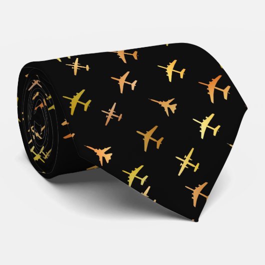 戦闘飛行機、黒 ネクタイ (ロール)