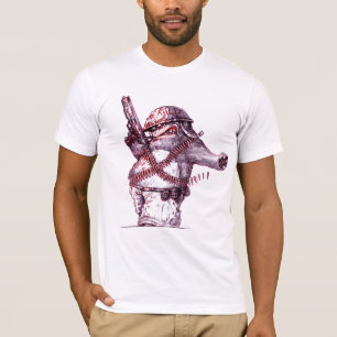 戦闘Wombat Tシャツ