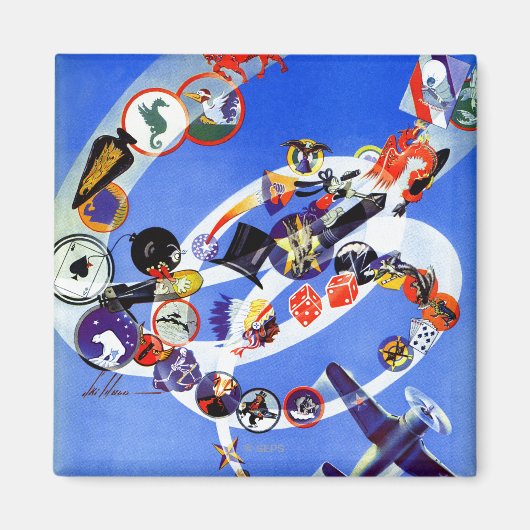 戦隊の記章 マグネット (正面)