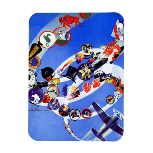 戦隊の記章 マグネット (縦)