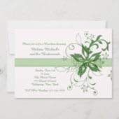 戯曲およびファンファーレの緑の招待状 招待状 (正面)