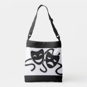 戯曲のマスク クロスボディバッグ (裏面)