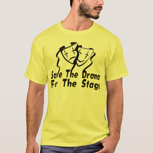 戯曲を救って下さい Tシャツ (正面)