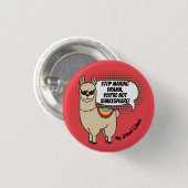 戯曲ラマ無し(あなたはないシェークスピア!) 缶バッジ (正面&裏面)