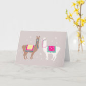 戯曲ラマ カード (黄色い花)