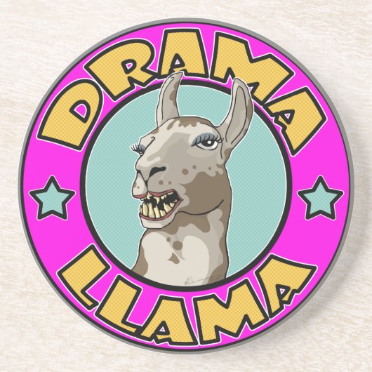 戯曲ラマ、 コースター (正面)