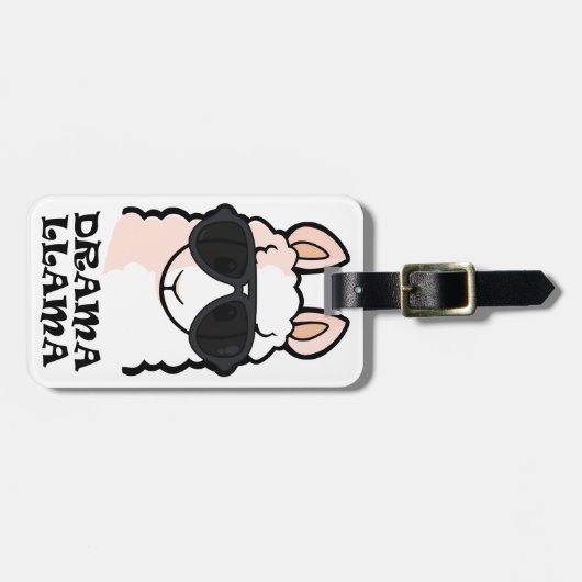 戯曲ラマ ラゲッジタグ (正面横)