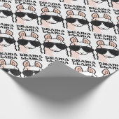 戯曲ラマ ラッピングペーパー (角)