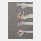 "戯曲女王"のおもしろいなだちょうの絵を描くこと キッチンタオル (縦)