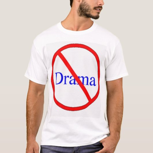 戯曲無し Tシャツ (正面)