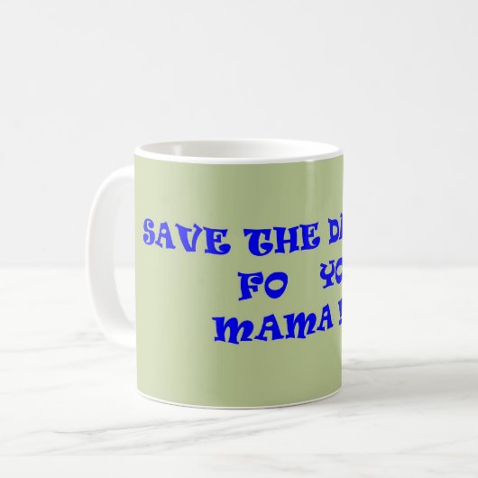 戯曲FO YOのママを救って下さい コーヒーマグカップ (正面左)