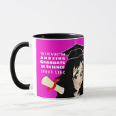 戯画院卒業生ギフト女子インディアン女子 マグカップ (左)