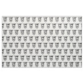 戴冠させた頭部のプリントの生地 ファブリック (ヤード)