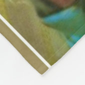 戴冠する天使の聖母マリア フリースブランケット (角)