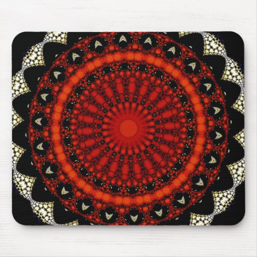 戴冠の栄光の車輪 マウスパッド (正面)