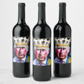 戴冠パーティー ワインラベル (ボトル)
