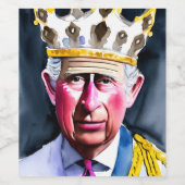 戴冠パーティー ワインラベル (シングルラベル)