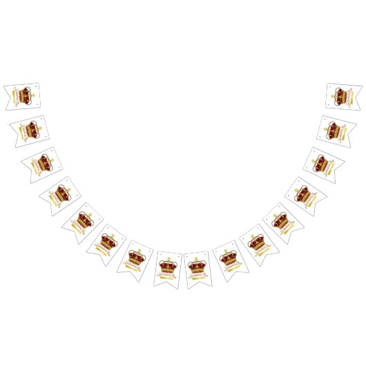 戴冠式デイクラウン バンティングフラッグ (全)