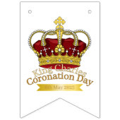 戴冠式デイクラウン バンティングフラッグ (第1の旗)