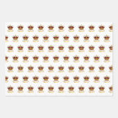 戴冠式デイクラウン ラッピングペーパーシート (正面)