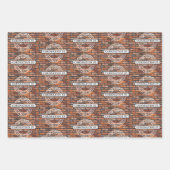 戴冠式通り – サインポスター ラッピングペーパーシート (正面)