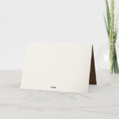 戸口からのぞいている犬 カード (裏面)