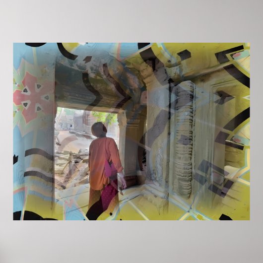 戸口でマリー – Ken Gage Art ポスター (正面)